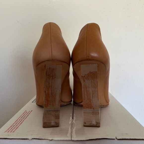 BNWOB Maison Martin Margiela x H&M Brown Plexiglass Wedge Heels  38 - Picture 5 of 10